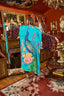 Fantasy Aqua Peacock Kimono