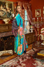 Fantasy Aqua Peacock Kimono