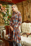 Sweet November Plaid Trench Coat