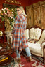 Sweet November Plaid Trench Coat