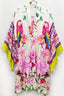 Tropical Mood Hand-Beaded Kimono/Topper
