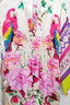 Tropical Mood Hand-Beaded Kimono/Topper
