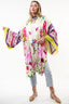 Tropical Mood Hand-Beaded Kimono/Topper