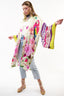 Tropical Mood Hand-Beaded Kimono/Topper