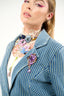 Alaia Stripe Denim Blazer