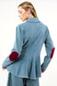 Alaia Stripe Denim Blazer