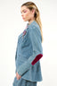 Alaia Stripe Denim Blazer