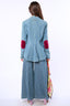 Alaia Stripe Denim Blazer