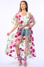 Holiday Of Love Embroidered Mesh Kimono / Topper