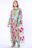 Holiday Of Love Embroidered Mesh Kimono / Topper