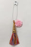 Tasseled Floral Pin