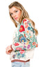 Bellezza Embroidered Ivory Jacket