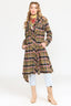 Coco Plaid Trench Coat