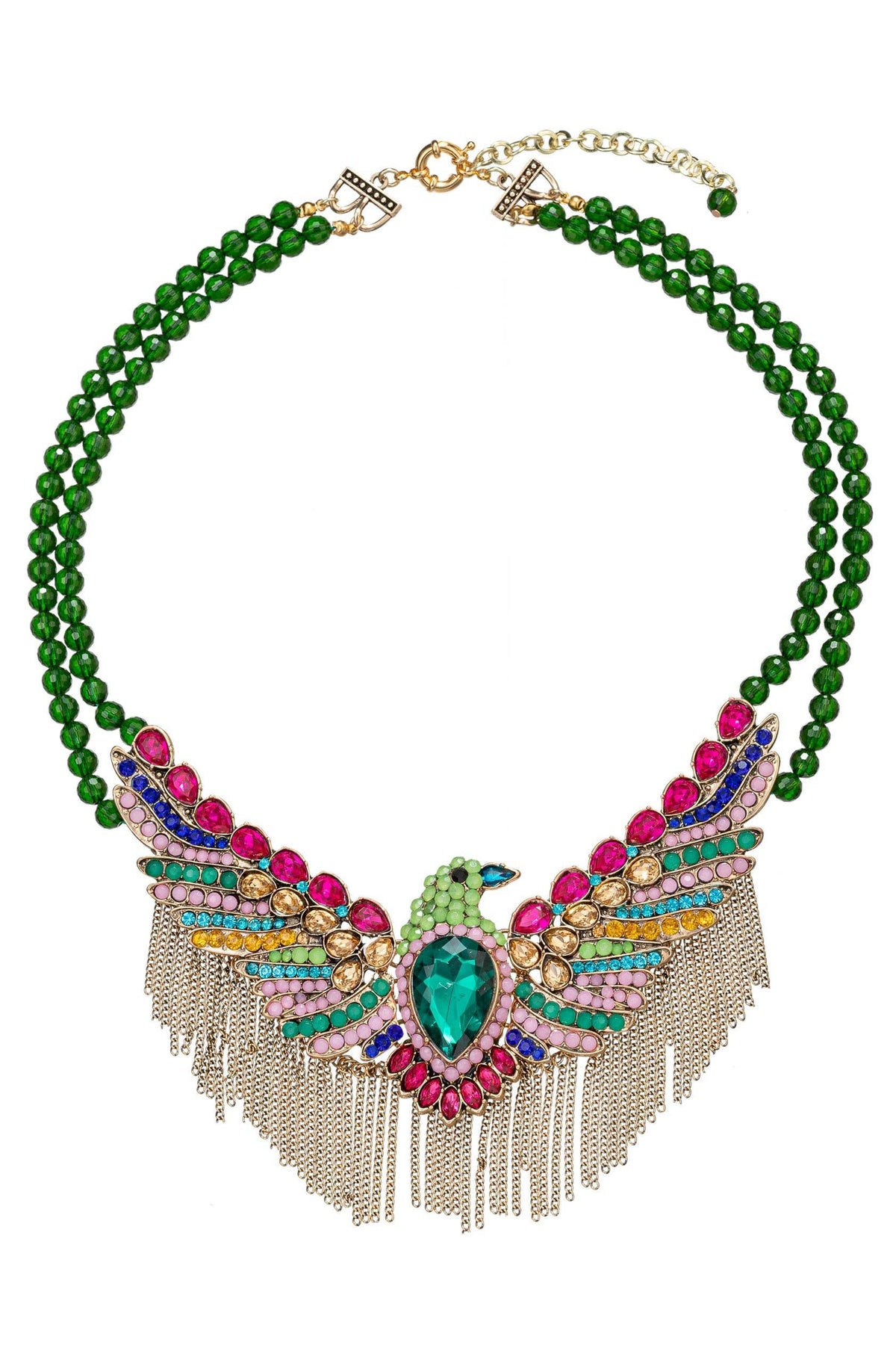 Aratta Phonix Brooch Statement Necklace