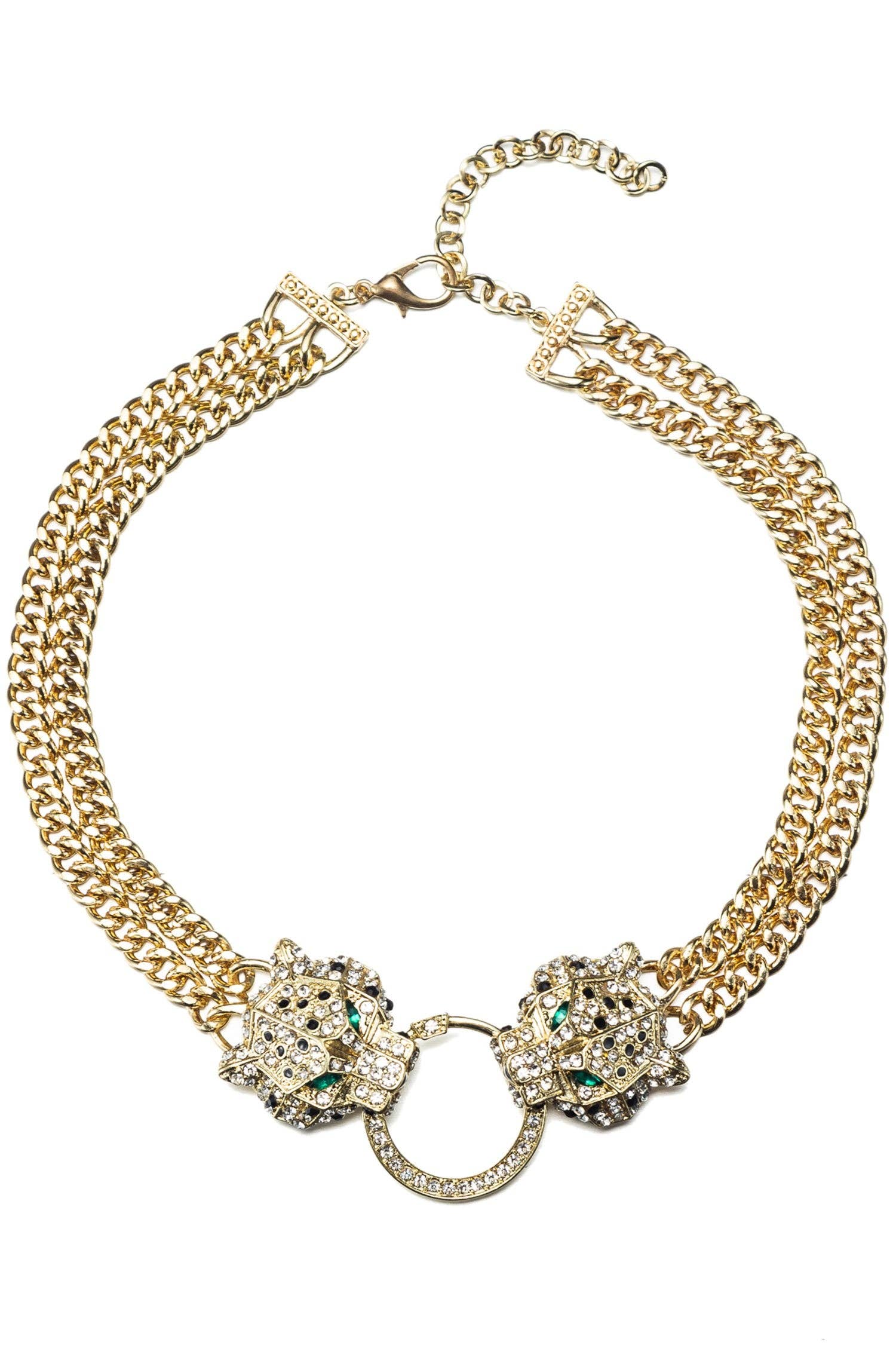 Jag Necklace Yellow Gold