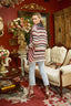 Red Stripe Cardigan