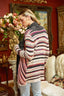 Red Stripe Cardigan