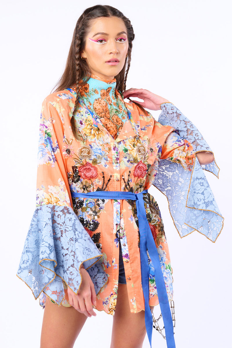 Claudine Agnes Embroidered & Embellished Shirt