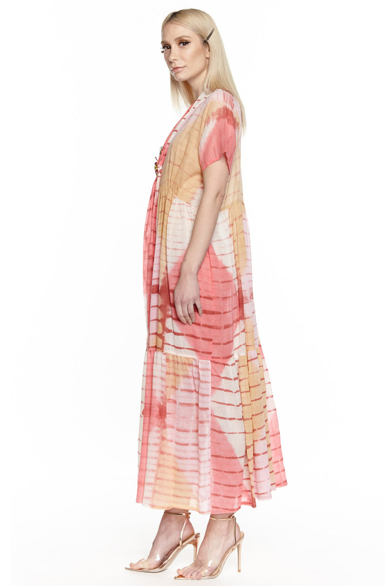 Dreams In Coral Maxi Dress