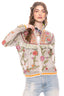 Bohemian Feel Embroidered Mesh Jacket