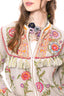 Bohemian Feel Embroidered Mesh Jacket