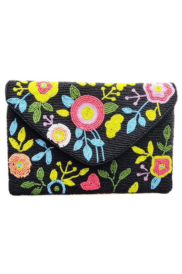 Coco Hand Embellished Clutch