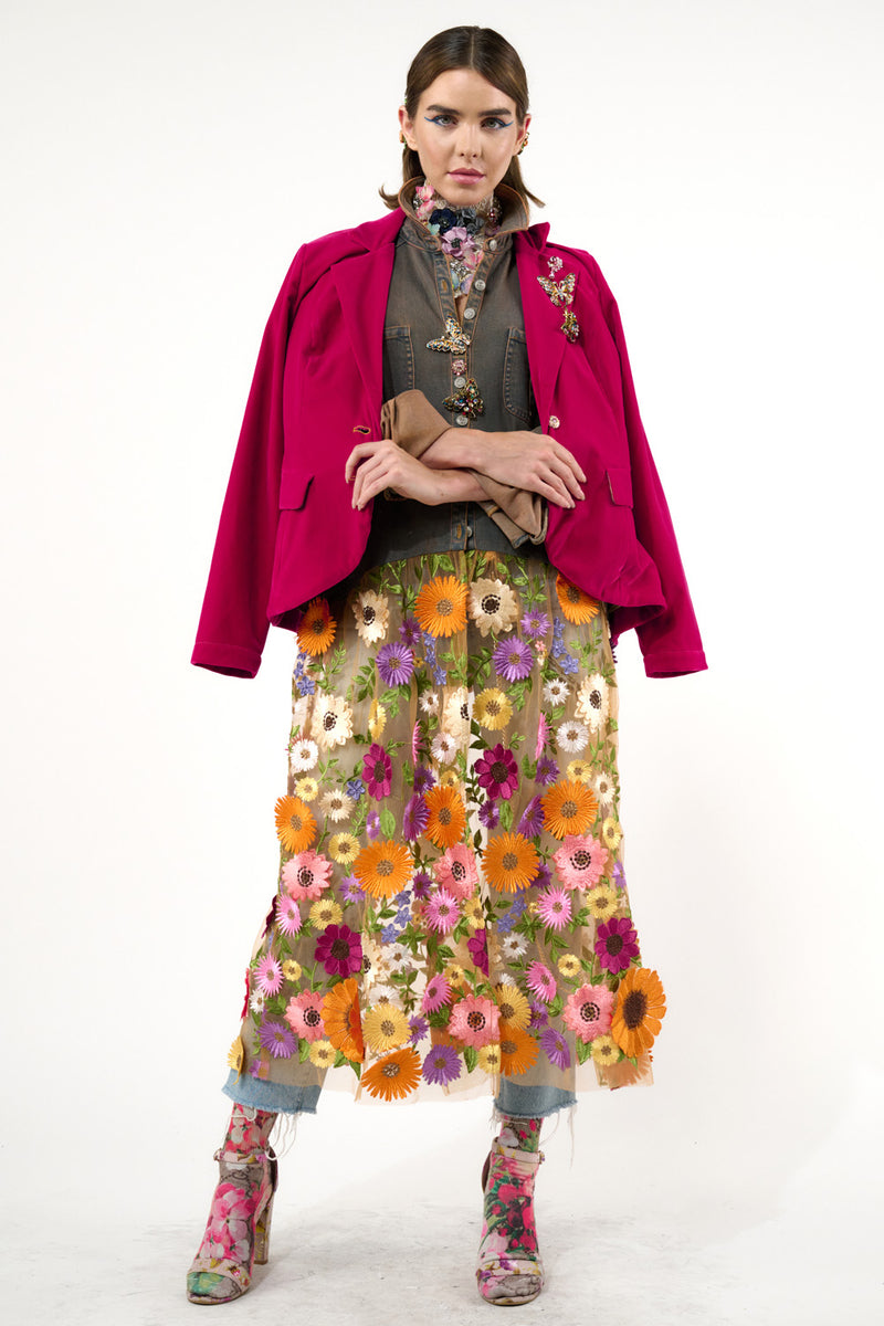 Madam Butterfly Maxi Shirt