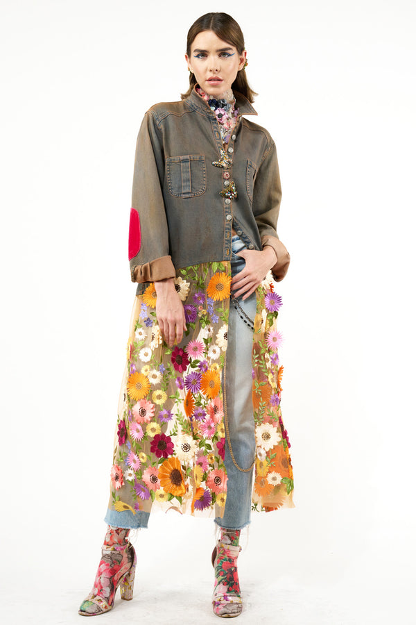 Madam Butterfly Maxi Shirt