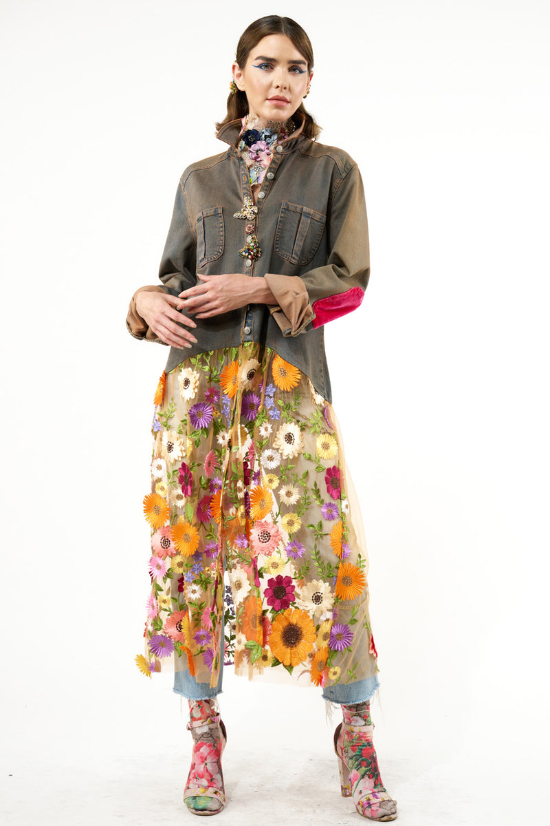 Madam Butterfly Maxi Shirt