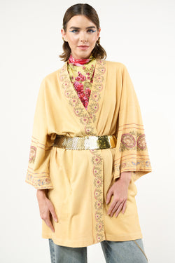 Juliette Embellished French Terry Kimono Jacket