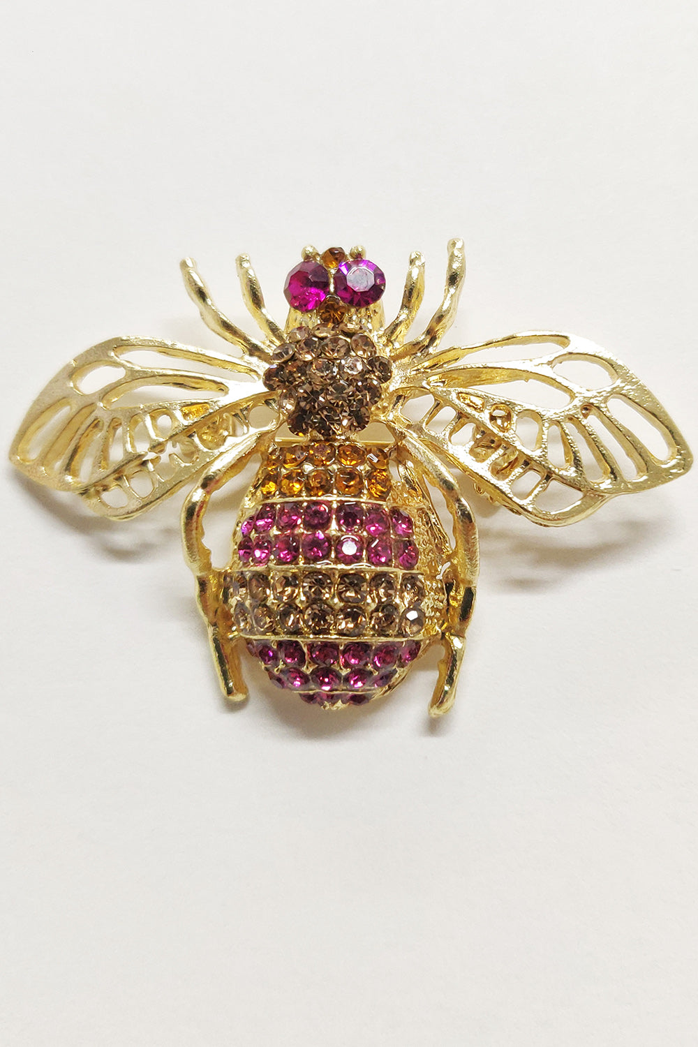 Crystal Wasp Pin