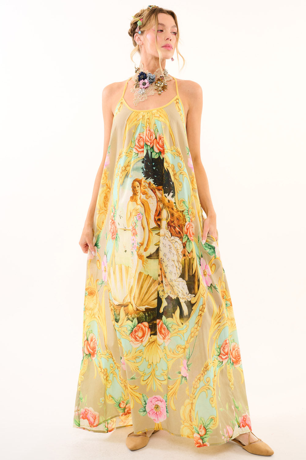 Birth of Venus Maxi Dress – Aratta LLC