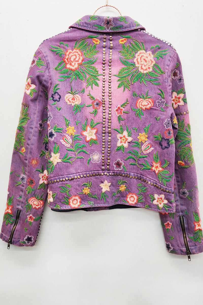 Lucinda Embroidered Denim Jacket