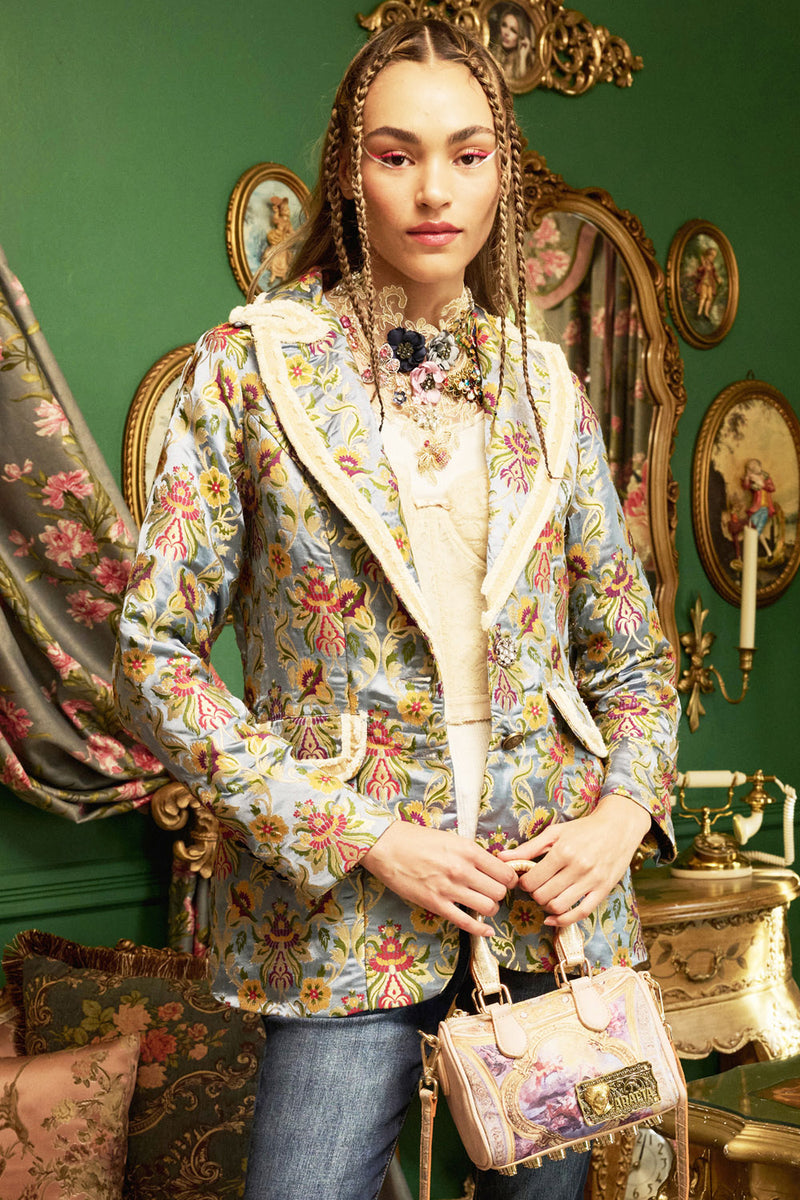 Renaissance Silk Jacquard Blazer