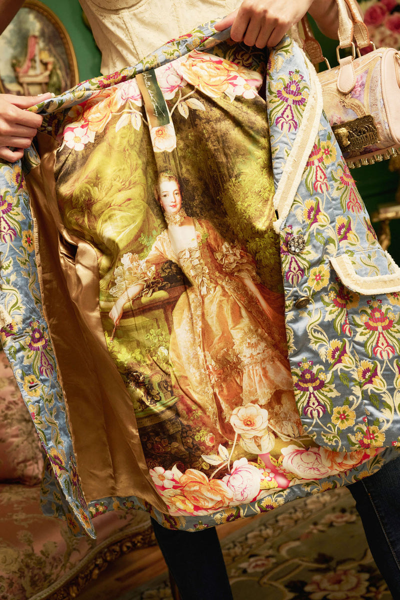 Renaissance Silk Jacquard Blazer