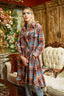 Sweet November Plaid Trench Coat