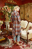 Sweet November Plaid Trench Coat
