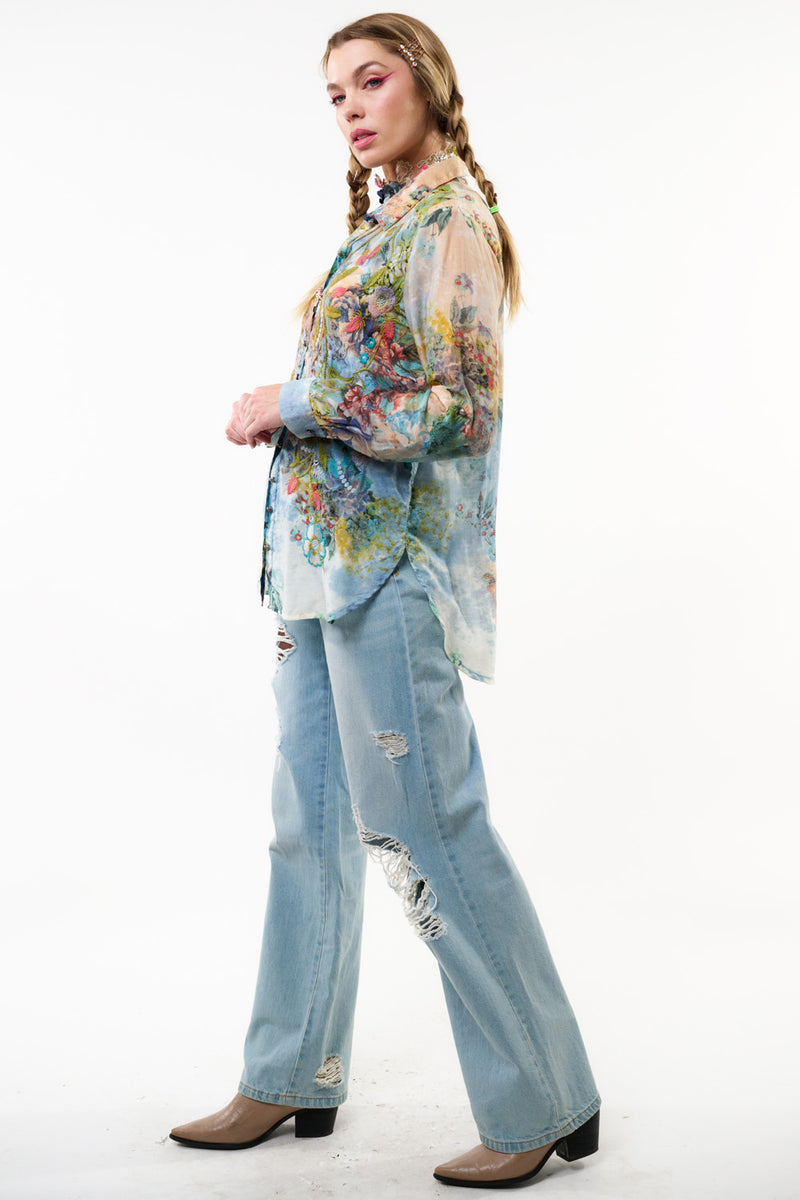 Valeria Embroidered Shirt