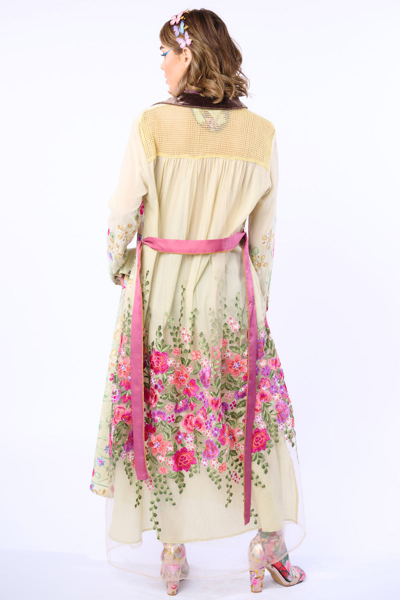 Cardellia Embroidered Maxi Duster