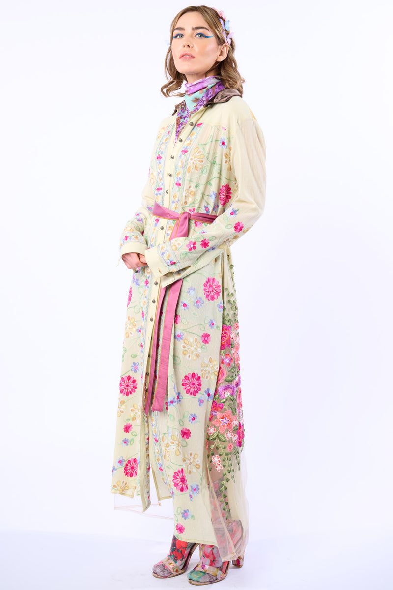 Cardellia Embroidered Maxi Duster