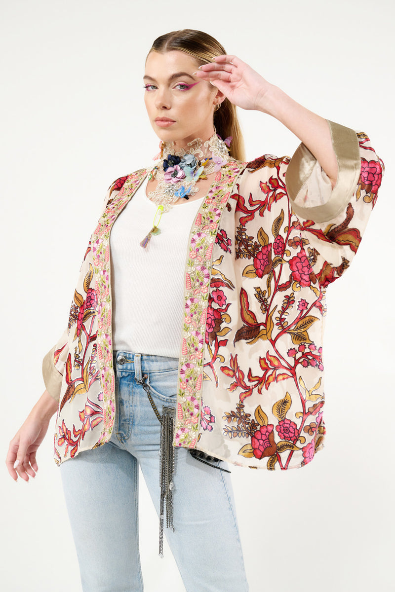 Holiday Jewels Kimono