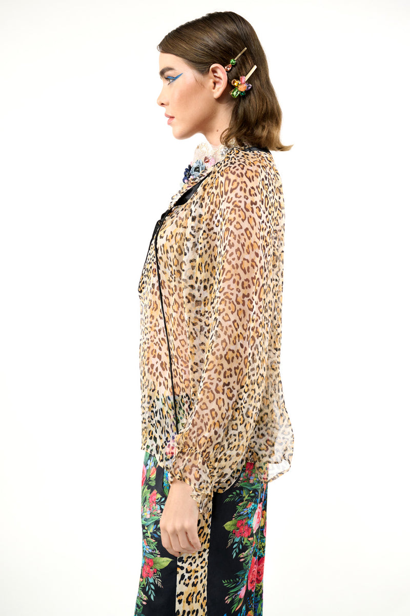 Cheetah Blouse