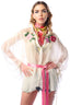 Amora Chiffon Hand - Embellished Blouse / Top