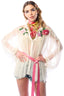 Amora Chiffon Hand - Embellished Blouse / Top