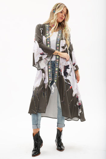 Story of the Crane Kimono