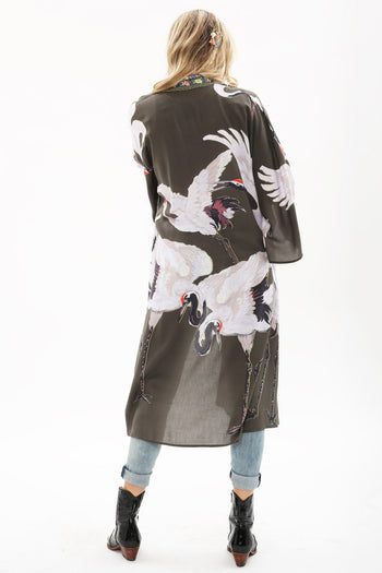 Story of the Crane Kimono