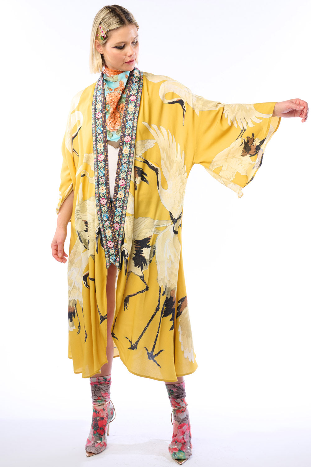Story of the Crane Kimono