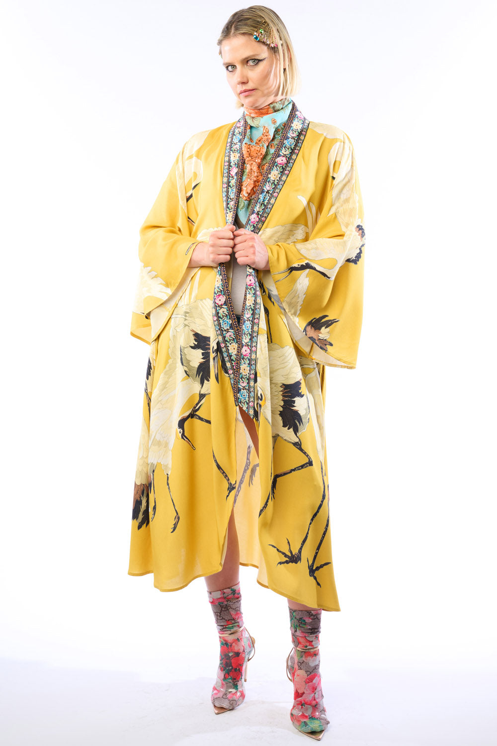 Story of the Crane Kimono