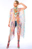 Rose Embellished Kimono
