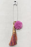 Tasseled Floral Pin